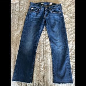 AG-Tomboy relaxed straight cropped